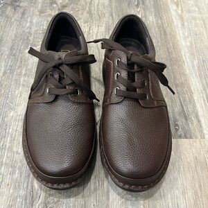 Propet Villager brown leather Comfort Walking Shoe Size 11.5 EEE XW